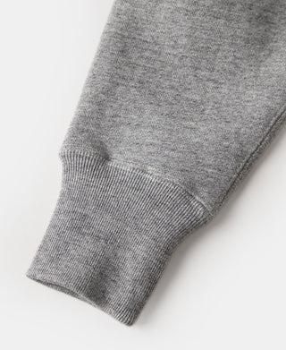 1940s Heavyweight SKI V-Inset Sweater - Gray