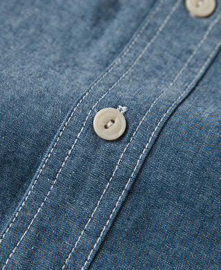 Chambray Short Sleeve Work Shirt