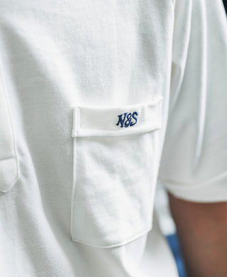 Raglan Sleeve Cotton-Piqué Polo Shirt - White