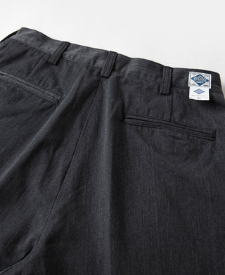 1930s IVY Style Double Pleated Chino Trousers