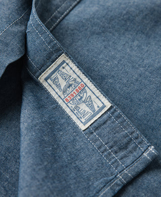 Chambray Short Sleeve Work Shirt