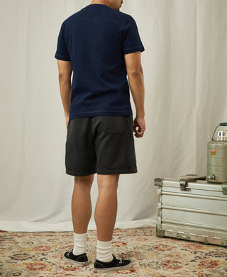 10.5 oz Cotton Tubular Gusset T-Shirt - Indigo