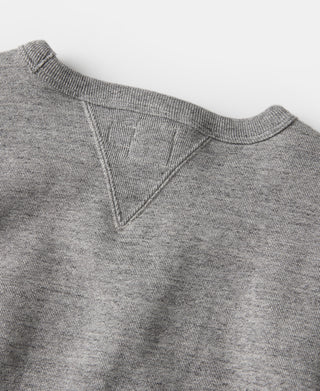 1930s Rugged CCC Black Panther Double V-Neck Insert Sweater - Gray
