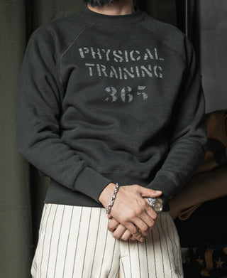 1950s Sports Training Raglan Sleeve Sweater - Vintage Black