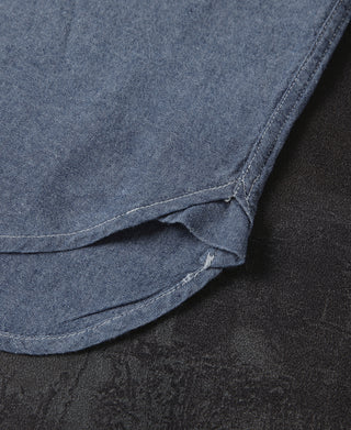 Hem Detail of Work Shirt