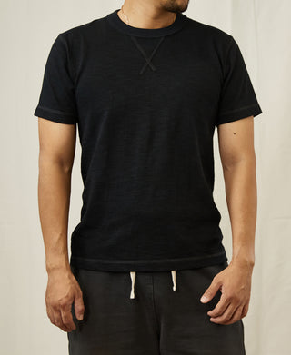 10.5 oz Cotton Tubular Gusset T-Shirt - Black