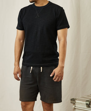 10.5 oz Cotton Tubular Gusset T-Shirt - Black