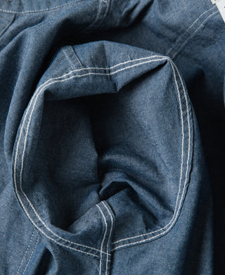 Chambray Short Sleeve Work Shirt