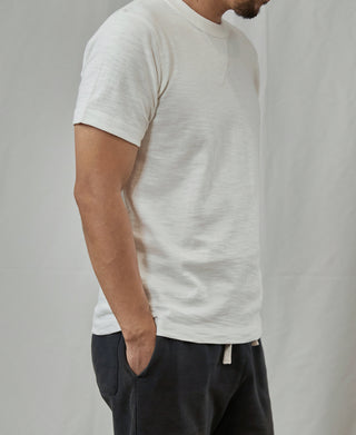 10.5 oz Cotton Tubular Gusset T-Shirt - White