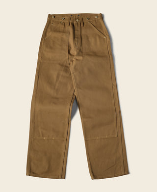 Heavy Duty Canvas Double Knee Pants - Brown