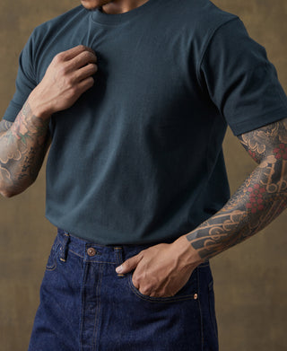 9 oz Cotton Tubular T-Shirt - Vintage Black