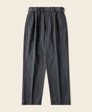 1930s IVY Style Double Pleated Chino Trousers