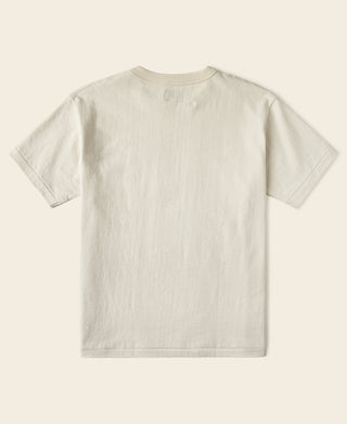 Apricot tubular athletic t-shirt with crew neck and short sleeves