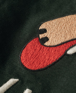 Fox Embroidery Vietnam Souvenir Jacket