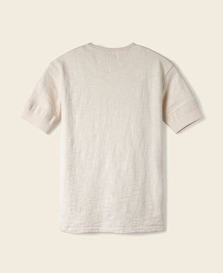 Back View of Henley T-Shirt