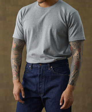 9 oz Cotton Tubular T-Shirt - Gray