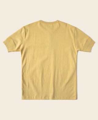 Back View of Vintage Short Sleeve Henley T-Shirt