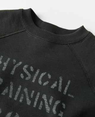 1950s Sports Training Raglan Sleeve Sweater - Vintage Black