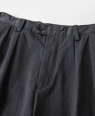 1930s IVY Style Double Pleated Chino Trousers
