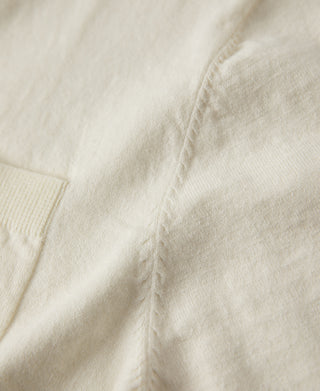 1950s Jersey Knit Short Sleeve Pocket T-Shirt - Apricot