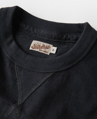 10.5 oz Cotton Tubular Gusset T-Shirt - Black