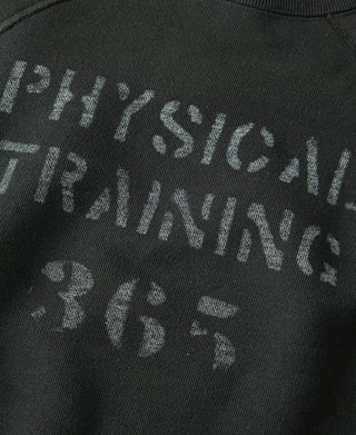 1950s Sports Training Raglan Sleeve Sweater - Vintage Black