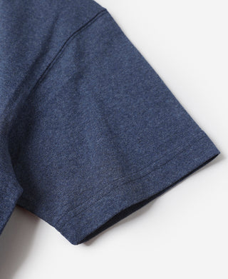 9 oz Cotton Tubular T-Shirt - Denim Blue