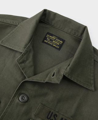 Vietnam War US Army OG-107 Fatigue Utility Shirt - Plain