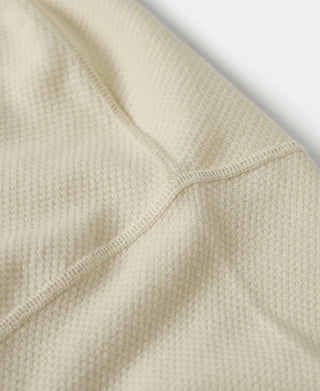 Stitching Detail of Waffle T-Shirt