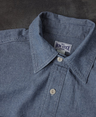 Collar Detail of Work Shirt