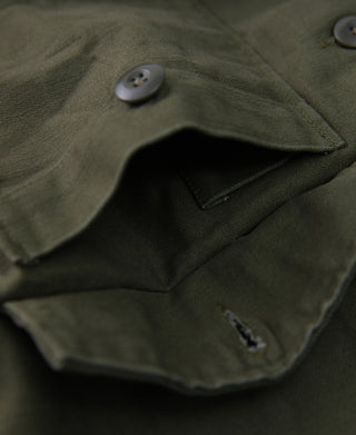 Vietnam War US Army OG-107 Fatigue Utility Shirt - Plain