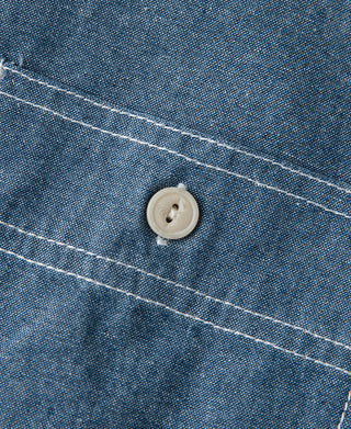 Chambray Short Sleeve Work Shirt