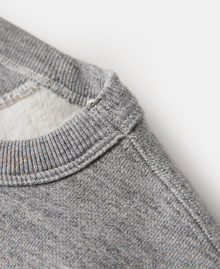 1940s Heavyweight SKI V-Inset Sweater - Gray