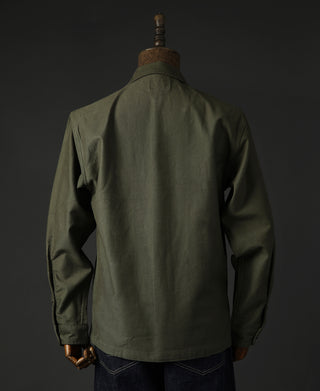Vietnam War US Army OG-107 Fatigue Utility Shirt - Plain