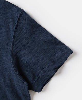 10.5 oz Cotton Tubular Gusset T-Shirt - Indigo