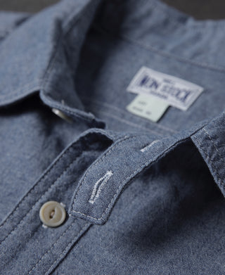 Collar Detail of Work Shirt
