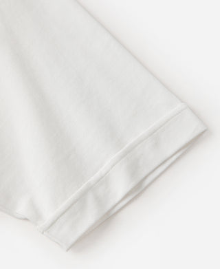 Raglan Sleeve Cotton-Piqué Polo Shirt - White