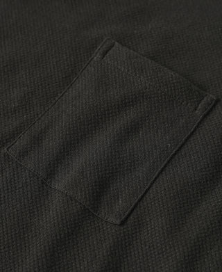 Pocket Detail of Waffle T-Shirt