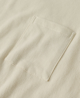 Pocket Detail of Waffle T-Shirt