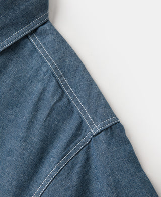 Chambray Short Sleeve Work Shirt