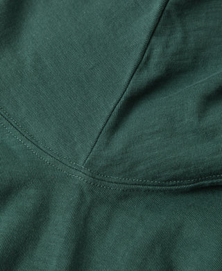 Loopwheel Tubular Slub Cotton Pocket T-Shirt - Green
