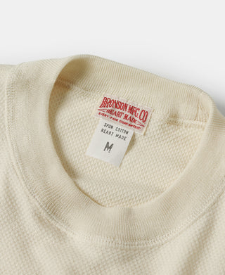 Collar Detail of Waffle T-Shirt