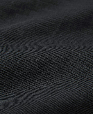 Loopwheel Tubular Slub Cotton Pocket T-Shirt - Vintage Black