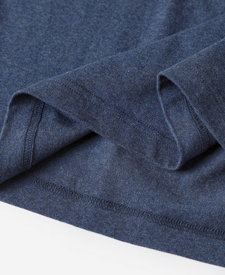 9 oz Cotton Tubular T-Shirt - Denim Blue