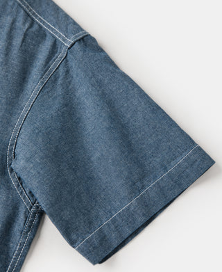Chambray Short Sleeve Work Shirt