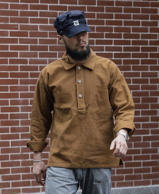 Indigo Denim Railroad Engineer Cap