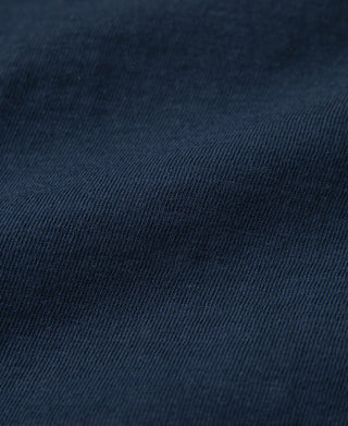 Loopwheel Tubular Slub Cotton Pocket T-Shirt - Indigo