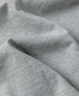 10.6 oz Cotton Short Sleeve Henley T-Shirt - Gray