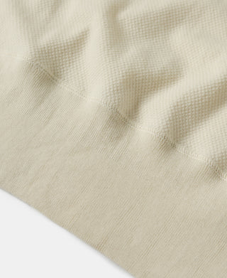 Hem Detail of Waffle T-Shirt