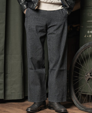1940s Covert Salt & Pepper Trousers